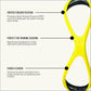 Swimming Forearm Fulcrum Trainer – Figure-8 Design for Early Vertical Forearm (EVF) Technique, Improves Stroke Efficiency & Reduces Shoulder Stress (Yellow,Junior)