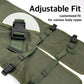 Heavy-Duty Canvas Garden Apron with Pockets & Adjustable Straps – Waterproof Long Apron for Outdoor Work, Farming, BBQ, and Gardening (Green)
