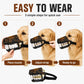 Funny Anti-Bite Dinosaur Dog Muzzle, Hell Hound Monster for Halloween Party Cosplay Dogs Beast Terror Pet Lifelike Teeth Mask Photo Shoots Trick or Treat with Adjustable Straps，With Blood,XXL(Black)