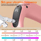 Portable Heated Fascia Ring Massager with 5-Speed Vibration & USB-C Charging – Deep Tissue Muscle Relief for Neck, Back, and Shoulders (Pink) | Other Colors Available In-Store