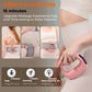 Portable Heated Fascia Ring Massager with 5-Speed Vibration & USB-C Charging – Deep Tissue Muscle Relief for Neck, Back, and Shoulders (Pink) | Other Colors Available In-Store