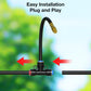 200Ft 1/4" Drip Irrigation System,Garden Irrigation Kit with 32pcs Adjustable Copper Nozzles,Automatic Atomizing Watering System for Outdoor Plants,Raised Bed,Yard,Potted Plant,Lawn