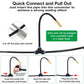 50Ft 1/4" Drip Irrigation System,Garden Irrigation Kit with 12pcs 360° Adjustable Copper Nozzles,Automatic Watering System for Outdoor,Raised Bed,Potted Plant,Greenhouse Accessories for Yard