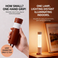 Foldable Outdoor Camping Light with Dual Brightness Modes – Rechargeable Red LED Tent Lamp, IP65 Waterproof, Magnetic Base & Adjustable Neck for Hiking and Emergency Use (Red)