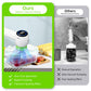Green Electric Vacuum Sealer Kit – Portable Mason Jar & Bag Sealing Machine with Digital Display, USB Rechargeable, One-Touch Operation | Ideal for Home, Camping, Travel