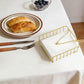 Iron Napkin Holder for Dining Table, Kitchen Counter & Outdoor Picnic Use with Weighted Arm (Black)