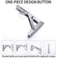 Heavy-Duty Foldable Wall Shelf Brackets – 2-Pack 304 Stainless Steel Triangular Supports with One-Click Release, 550 lb Capacity Each, for Kitchen, Garage, RV & Home; Includes Mounting Hardware (16Inch,Silver)