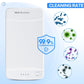 Multi-Function UV Sterilizer Box with Blue LED Light – 99.9% Germ Elimination, Dual Sterilize & Aromatherapy Modes, USB-C + Dual USB-A Ports, 3–5 Min Quick Sanitizing, for Nail Tools, Makeup Brushes, Jewelry, Phones, Keys (White)