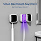 Portable UV-C Toothbrush Sterilizer with Auto-Disinfection & Heating – Magnetic Wall Mountable Brush Cover for Home and Travel (White) | Other Colors Available In-Store