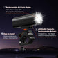 Ultra-Bright 1200 Lumen Bike Light Set with USB Rechargeable Headlight & Tail Light – IP65 Waterproof Cycling Lamp for Night Riding (Black)