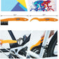9-Piece Bike Cleaning Kit – Chain Cleaner, Tire Brush, Frame Scrubber, Gear Brush, Microfiber Glove for Mountain, Road, BMX Bikes (Yellow-Orange)