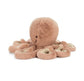 Brown Octopus Plush Toy - Soft Short Plush Stuffed Animal: Perfect Birthday/Christmas/Party Gift for Boys, Girls & Adults