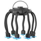 Wireless Octopus Head Massager – 8-Point Vibration Therapy, 360° Scalp Relief, Rechargeable with 3 Modes for Stress & Insomnia Relief (Black)