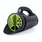 Handheld Garden Seed & Salt Spreader – 80oz Capacity, Adjustable Outlet, Ergonomic Handle for Fertilizer, Grass Seeds, Ice Melt Use (Green)