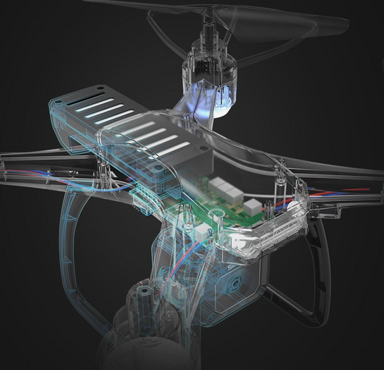 Christmas gift Fierce DIY 4K Camera Drone: Build & Fly Your Own Stunt Quadcopter for Thrilling Aerial Adventures