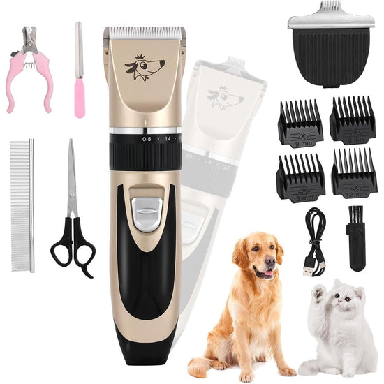 pet products Pet products Professional Rechargeable Cordless Dogs Cats Horse Grooming Clippers - Professional Pet Hair Clippers with Comb Guides for Dogs Cats Horses and Other House Animals Pet Grooming Kit