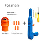 2-Piece Fruit Picking Tool Set for Home Gardens & Small-Scale Farms-Blue+Orange
