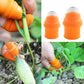 2-Piece Fruit Picking Tool Set for Home Gardens & Small-Scale Farms-Blue+Orange