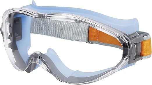 Christmas gifts Anti-Fog Safety Goggles, Outdoor Wind & Dust Protection, Clear Vision Lab & Work Goggles for Aussies(orange)