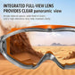 Christmas gifts Anti-Fog Safety Goggles, Outdoor Wind & Dust Protection, Clear Vision Lab & Work Goggles for Aussies(orange)