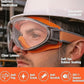 Christmas gifts Anti-Fog Safety Goggles, Outdoor Wind & Dust Protection, Clear Vision Lab & Work Goggles for Aussies(orange)