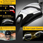Gray Swim Goggles Set with Cap, Nose Clip, Earplugs & Case: Anti-Fog UV Protection for Men & Women