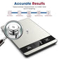 10kg/1g Precision Kitchen Scale: Ultra-Thin, Multi-Unit, Stainless Steel for Aussie Home Cooks