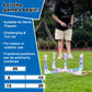 LED Ring Toss Game Set, Outdoor Indoor Yard Game for Adults & Kids with Light-Up Targets, Compact Carry for Parties & Family Fun