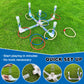 LED Ring Toss Game Set, Outdoor Indoor Yard Game for Adults & Kids with Light-Up Targets, Compact Carry for Parties & Family Fun