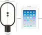 Black Magnetic Balance LED Table Lamp: USB-Powered, Dimmable Eye-Care Light with Award-Winning Design for Australian Homes & Offices