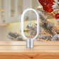 Silver Magnetic Balance LED Table Lamp: USB-Powered, Dimmable Eye-Care Light with Award-Winning Design for Australian Homes & Offices