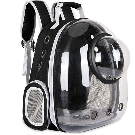 pet products Pet Space Capsule Backpack, Small Medium Cat Puppy Dog Carrier, Transparent Breathable Heat Proof, Pet Carrier for Travel Hiking Walking Camping, Grey