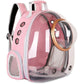pet products Pet Space Capsule Backpack, Small Medium Cat Puppy Dog Carrier, Transparent Breathable Heat Proof, Pet Carrier for Travel Hiking Walking Camping, Grey