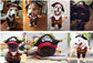 pet products New Funny Pet Clothes Pirate Dog Cat Costume Suit Corsair Dressing up Party Apparel Clothing for Cat Dog Plus Hat