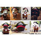 pet products New Funny Pet Clothes Pirate Dog Cat Costume Suit Corsair Dressing up Party Apparel Clothing for Cat Dog Plus Hat