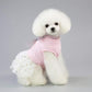 pet products Small Dog Dress Female Tiny Puppy Clothes Girl Tutu for Dogs Dresses Harness Birthday Apparel（Chest circumference42cm, back length30cm, neck circumference29cm）