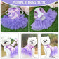 pet products Fall Dog Dresses for Small Dogs Girl 3 Pack Summer Puppy Clothes Outfit Apparel Female Cute Cat Skirt