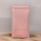 Christmas gift Premium Leather Eyeglass Case with Spring Closure - Multiple Color Options - Refined Craftsmanship（Rosy Pink）