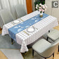 Waterproof Oilproof Washable Heat-Resistant PVC Tablecloth - 5 Patterns & Sizes for Home, Restaurant & Picnic Dining（A,220*138）