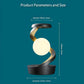 Rotating Levitating Night Light with RGB Colors & Wireless Charging: 1-Second Palm-Activated Spin, Motion-Sensing – Futuristic Lighting for Australian Bedrooms & Offices
