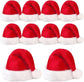 3Pack Christmas Santa Hats for Adults - Extra Thicken Velvet Santa Claus Hats for Women Men Fluffy Plush Xmas Hats Christmas Party Supplies New Year&