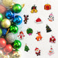 60pcs Mini Christmas Ornaments for Mini Tree Decorations Small Christmas Ornaments Resin Miniatures for Craft Christmas Decor