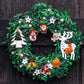 60pcs Mini Christmas Ornaments for Mini Tree Decorations Small Christmas Ornaments Resin Miniatures for Craft Christmas Decor
