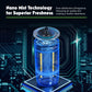 Smart Car Air Freshener with Starry Lights Projector: Automatic Aroma Diffuser, 3 Modes, Rechargeable for Car & Home