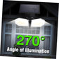 2-Pack Solar Motion Sensor Wall Lights: Double-Head Adjustable Cob LED Outdoor Lights for Garden, Patio & Pathway