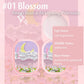 Pink Solid Perfume Set for Women: 3-Pack 4g Portable Pocket Balm with Natural Fragrance, Perfect for Travel
