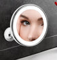 Christmas gift 10X Magnifying Suction Cup LED Makeup Mirror: Flawless Vanity Mirror with Natural Light for Precise Grooming