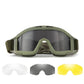 Christmas gifts for husband or boyfriend
 Tactical Safety Goggles with 3 Interchangeable Lenses, Wind & Dust Protection for Outdoor & Tactical Use(green)