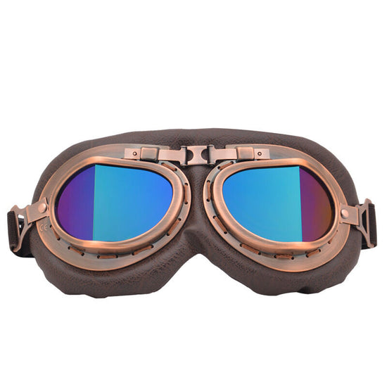 Christmas gifts for husband or boyfriend
 Vintage Steampunk Motorcycle Goggles-Retro Style, Dust & Wind Protection for Aussie Riders & Adventurers(colour)