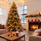 300 LED Warm White Fairy String Lights, 9m Black Wire, Battery-Operated, IP44 Waterproof, Timer Function for Christmas Bedroom Wreath Decor (Batteries Not Included)